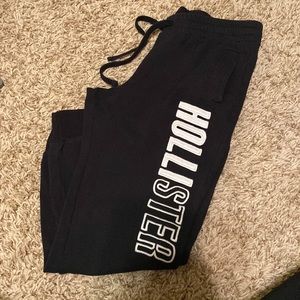 Hollister womens jogger sweatpants size small with pockets